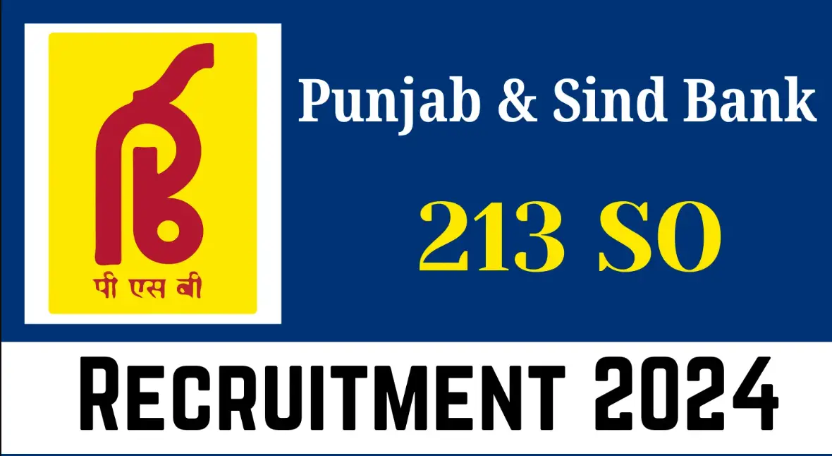 Punjab & Sind Bank SO Recruitment